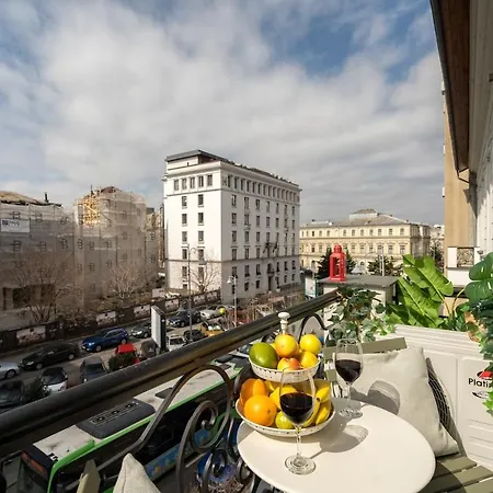 Sunny Large Flat - Amzei Square - Superb Balcony