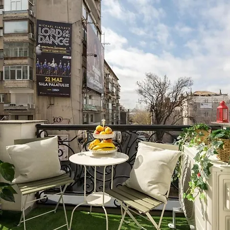 Sunny Large Flat - Amzei Square - Superb Balcony *